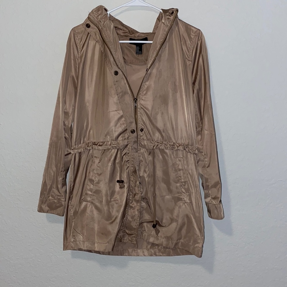 FOREVER 21 LONG RAINCOAT